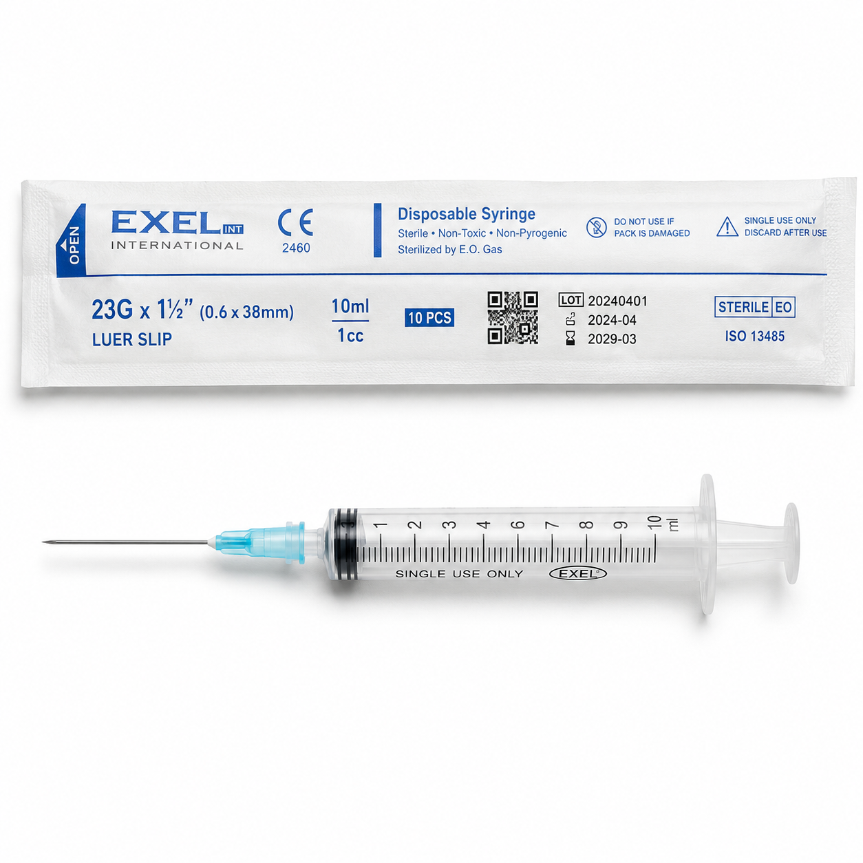 Syringes 23 gauge × 1 1/2 (10)